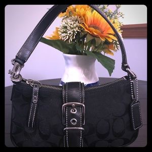 Small black Coach shoulder bag
